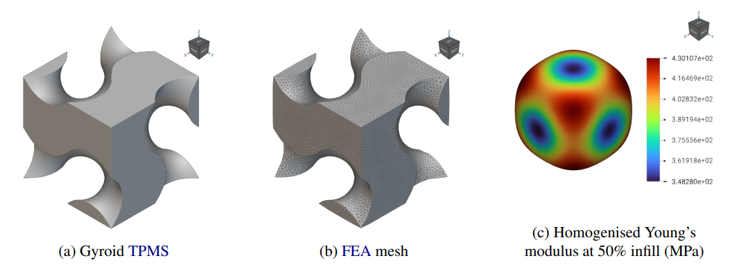 nTop visualization of homogenized TPMS properties